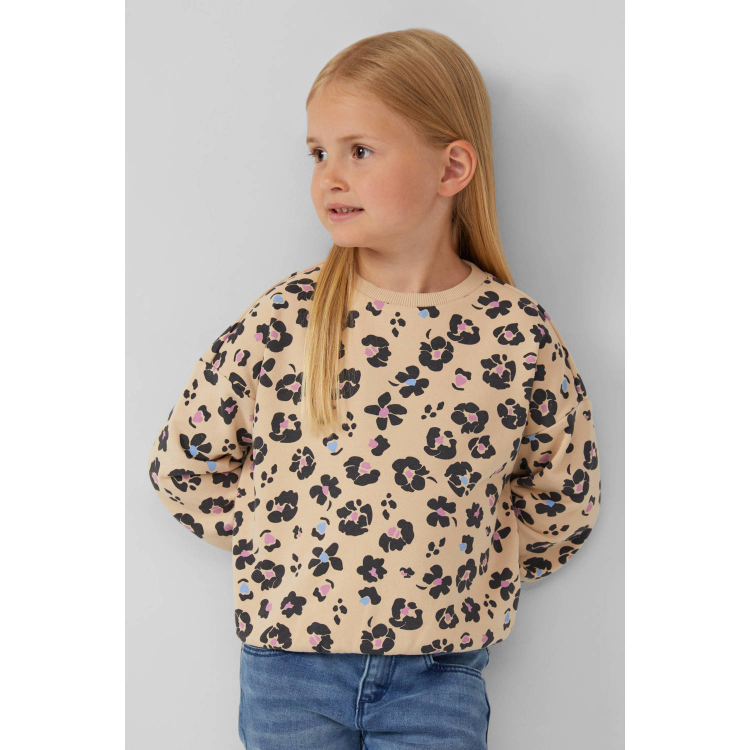 S.Oliver RED LABEL Oversized sweatshirt van katoenmix