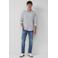 s.Oliver slim casual overhemd grijs