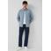 s.Oliver slim casual overhemd lichtblauw