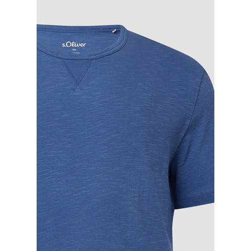 s.Oliver Big Size regular T-shirt blauw afbeelding