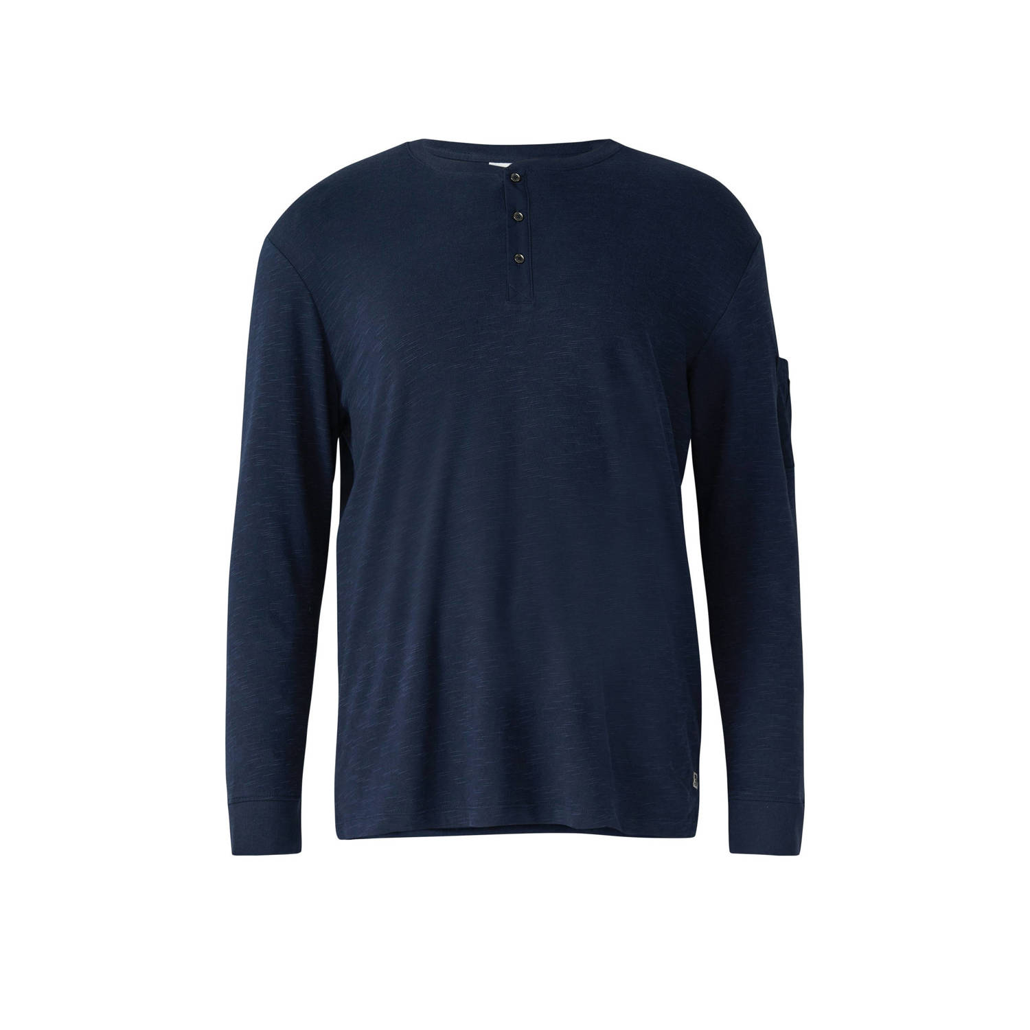 S.Oliver Big Size longsleeve donkerblauw