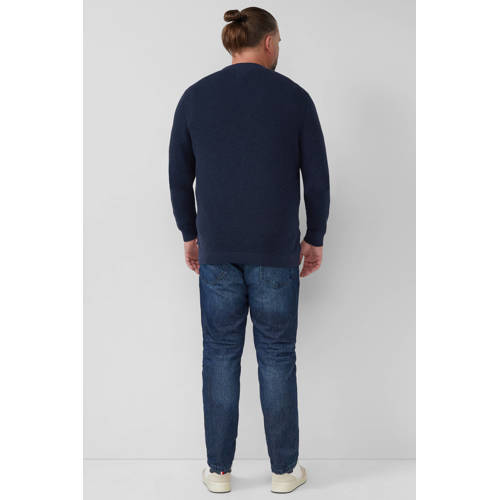 s.Oliver Big Size trui gebreid donkerblauw afbeelding