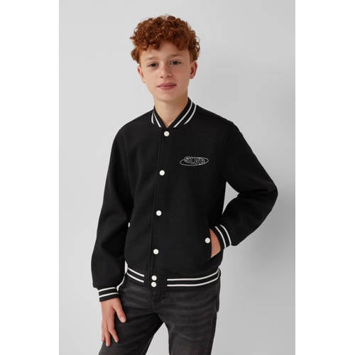 s.Oliver baseball jacket herfst zwart afbeelding