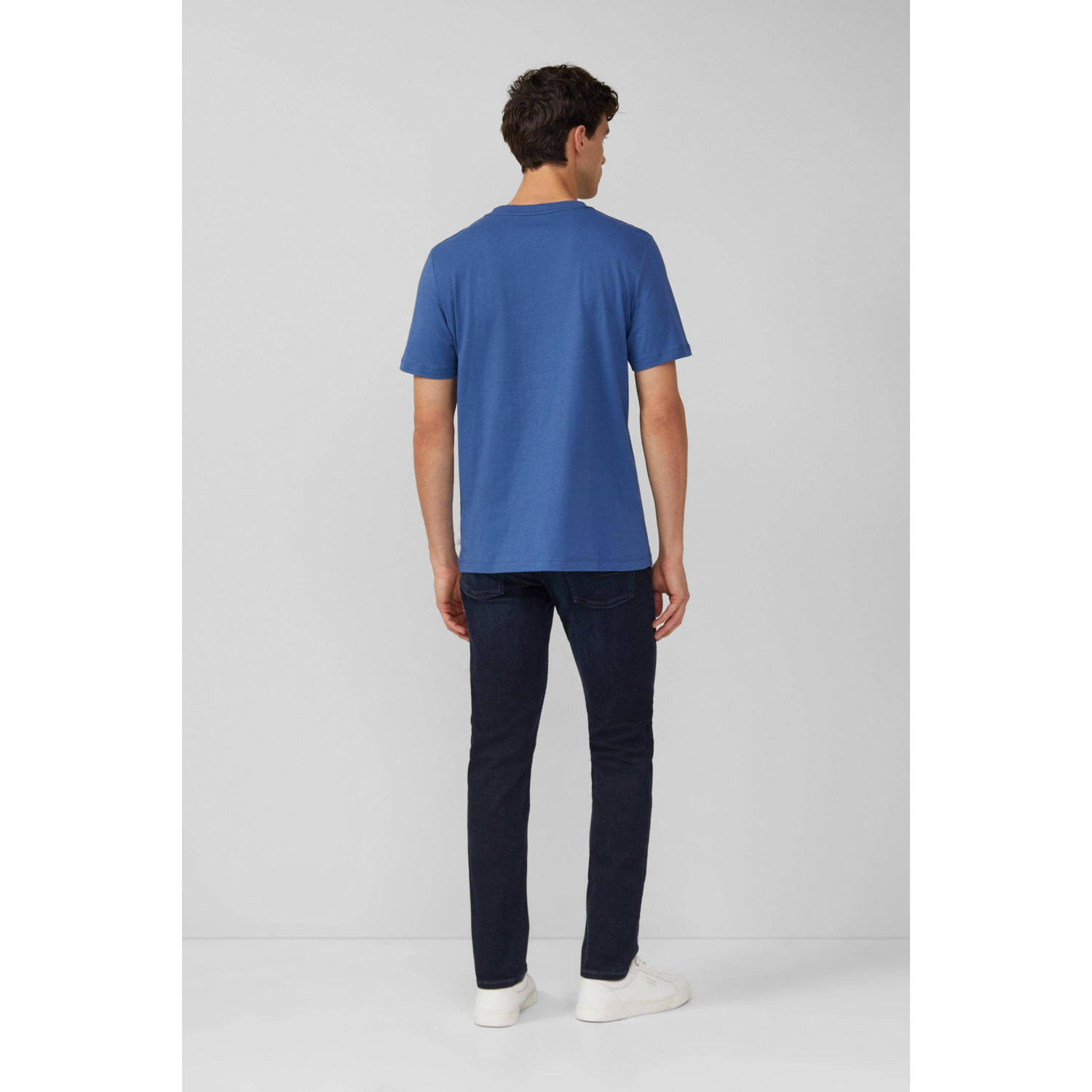 s.Oliver regular T-shirt blauw