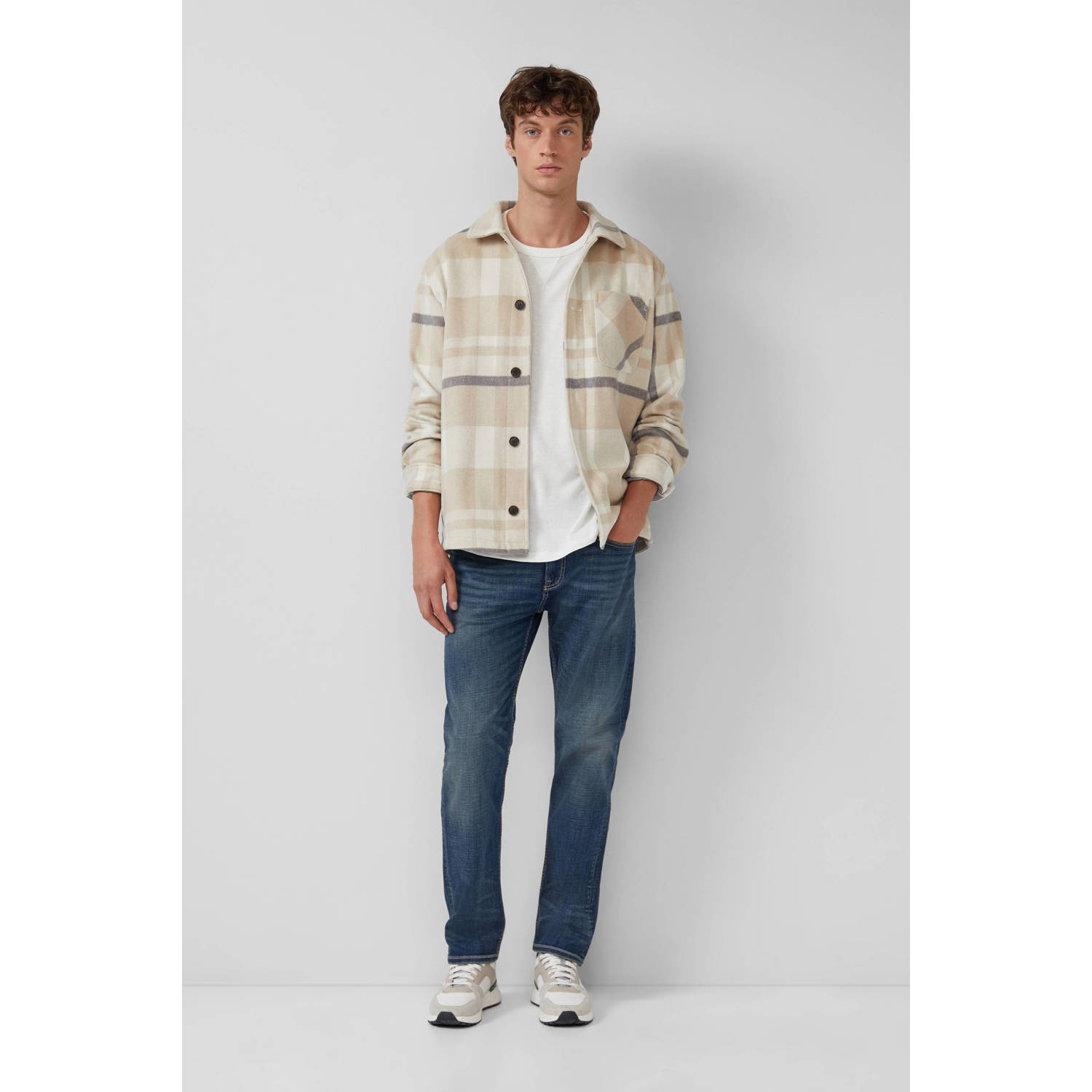 s.Oliver regular T-shirt wit