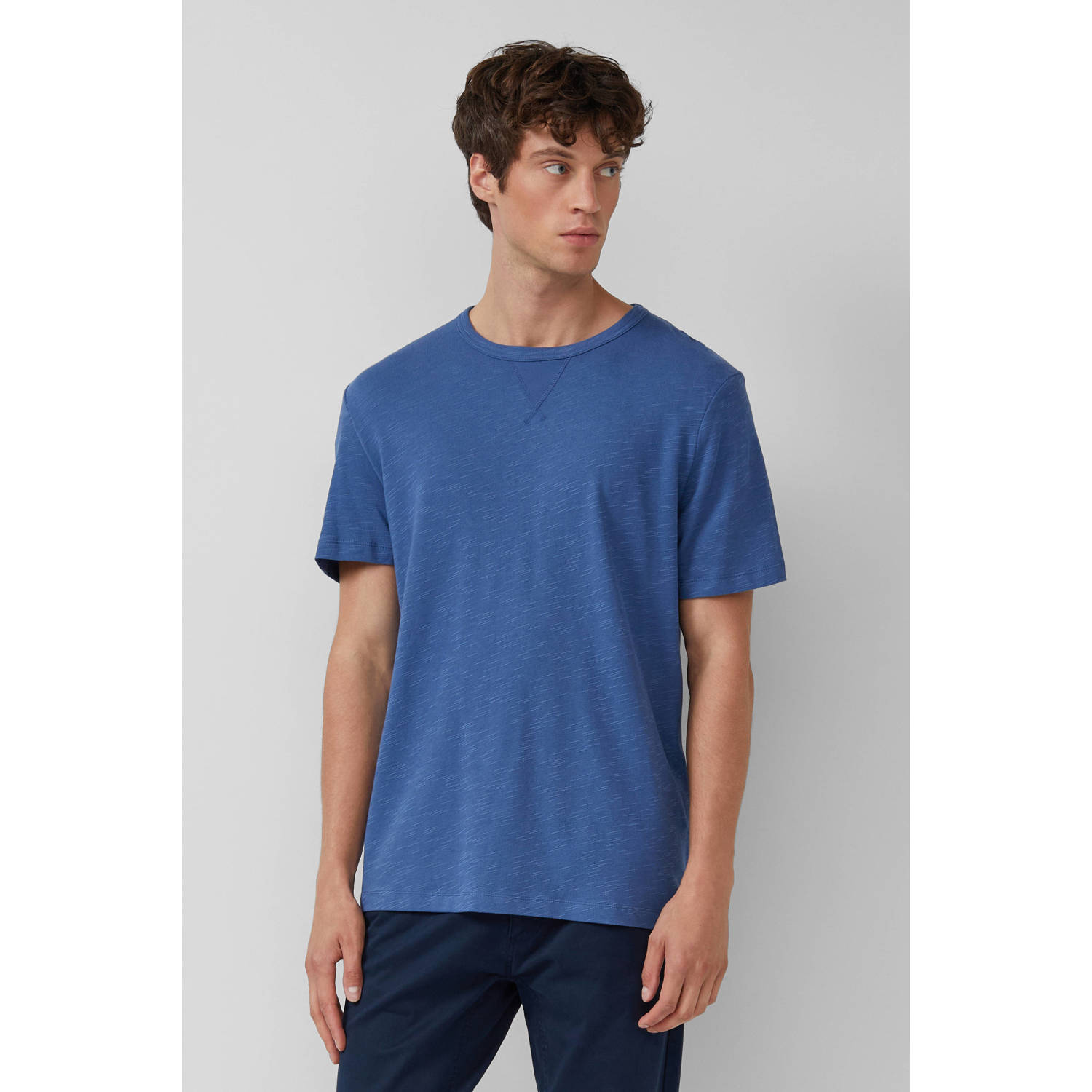 S.Oliver regular T-shirt blauw