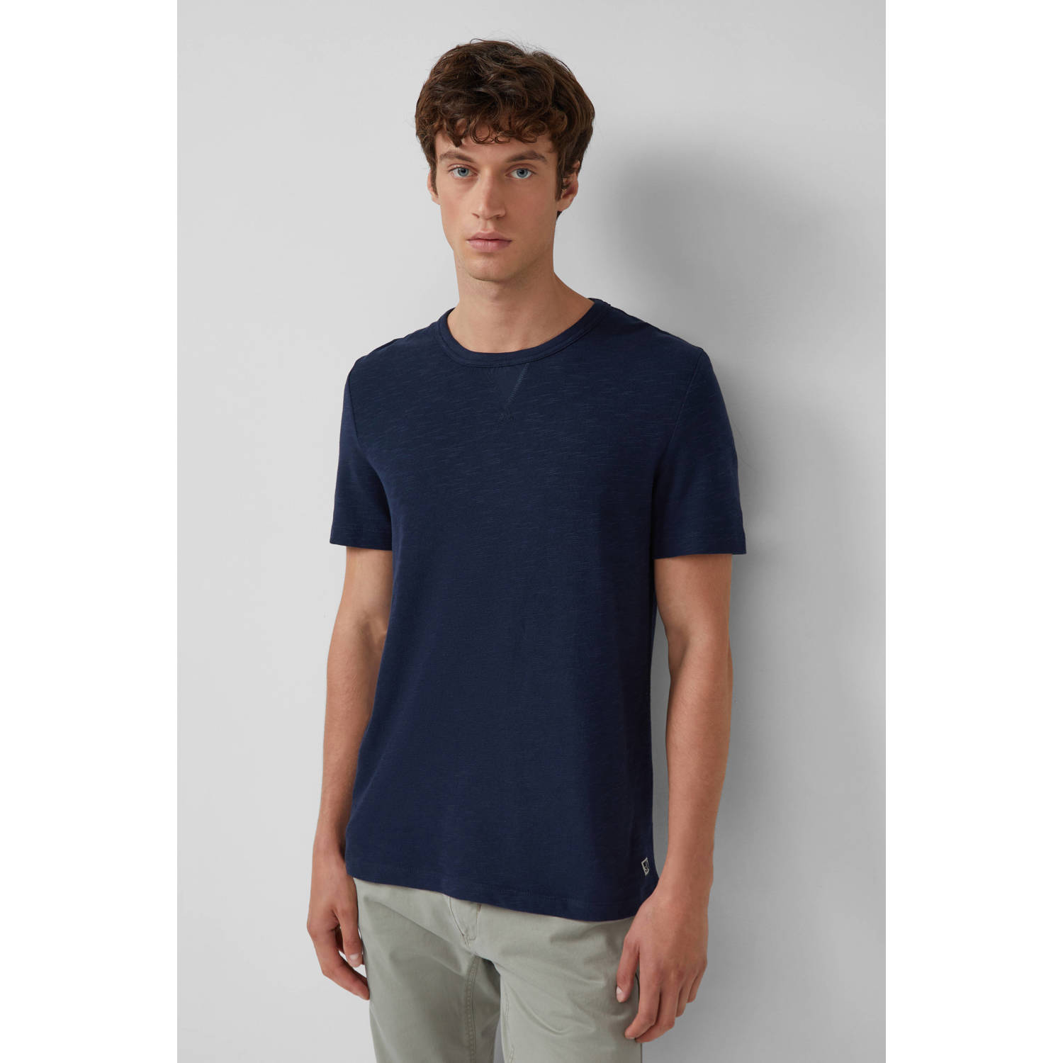 S.Oliver regular T-shirt blauw
