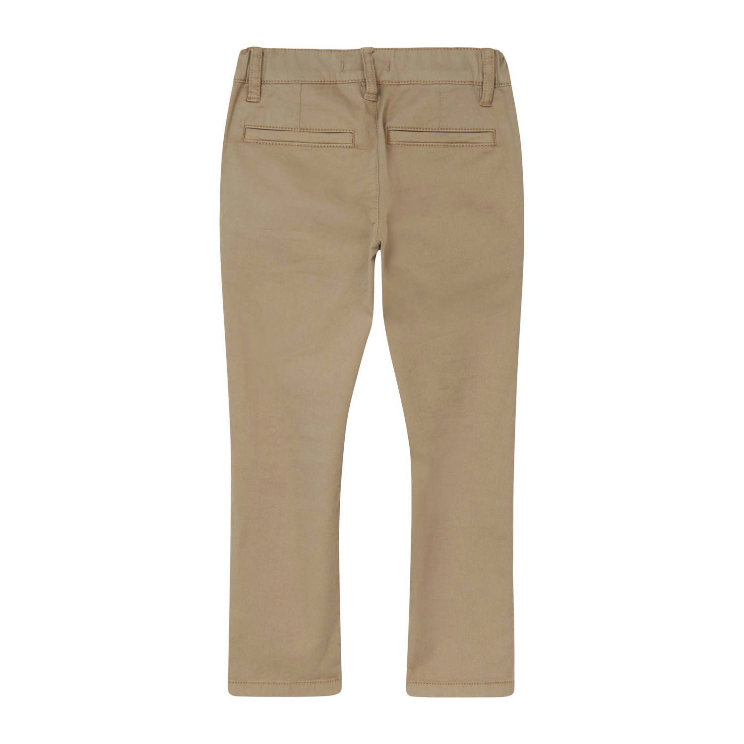 s.Oliver slim casual broek bruin