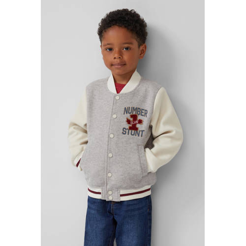s.Oliver baseball jacket herfst grijs afbeelding