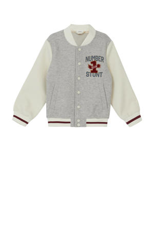 baseball jacket herfst grijs