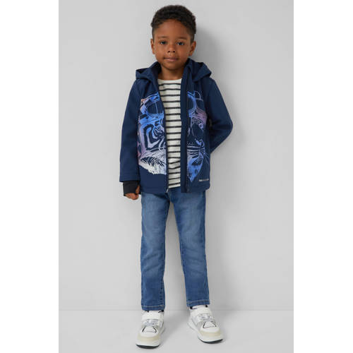 s.Oliver softshell jas herfst donkerblauw afbeelding