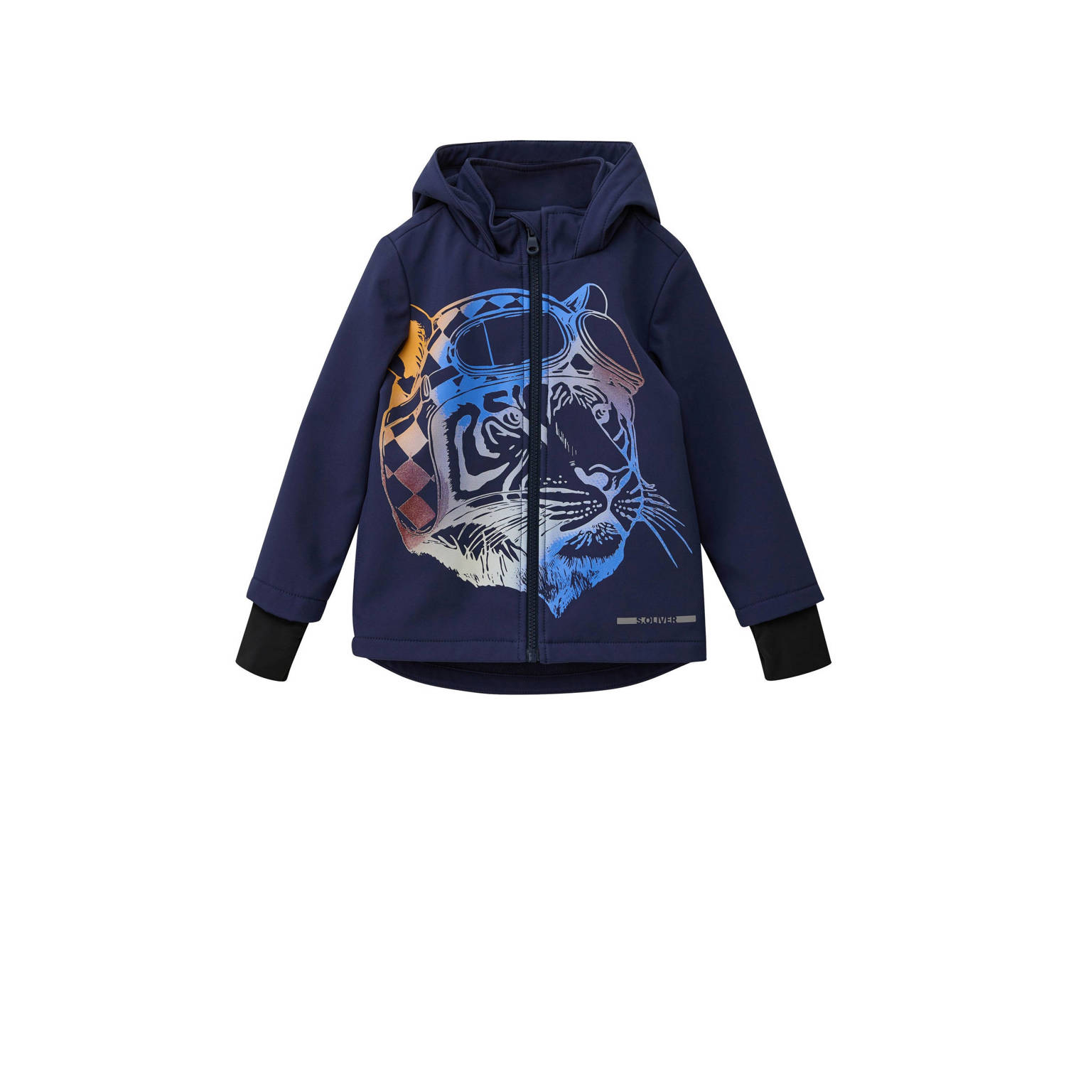S.Oliver softshell jas herfst donkerblauw