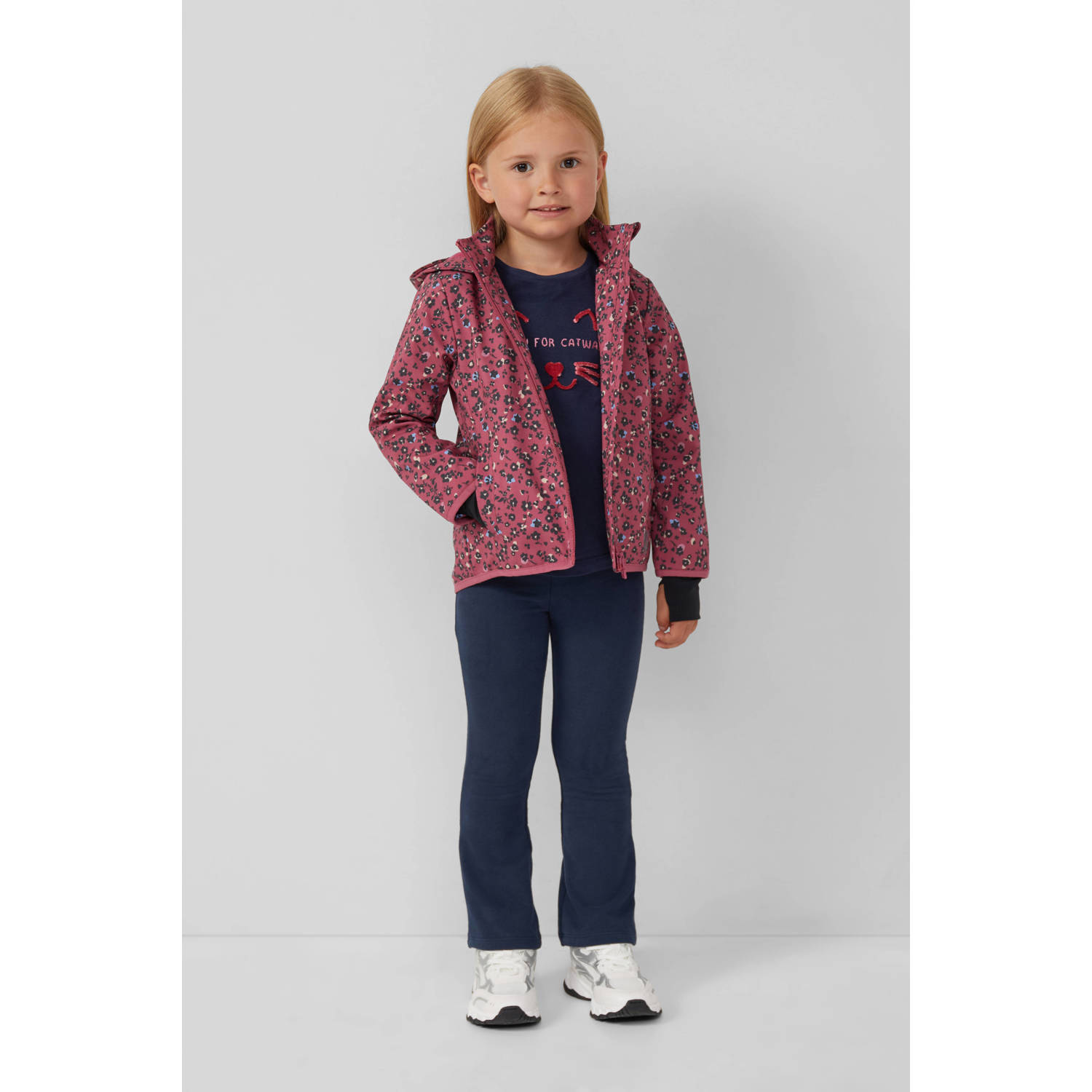 s.Oliver softshell jas herfst roze