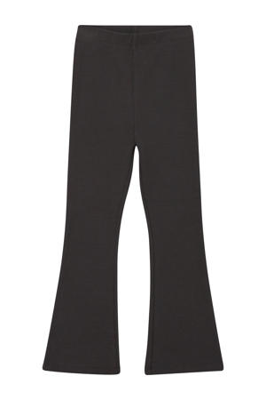 flared broek antraciet