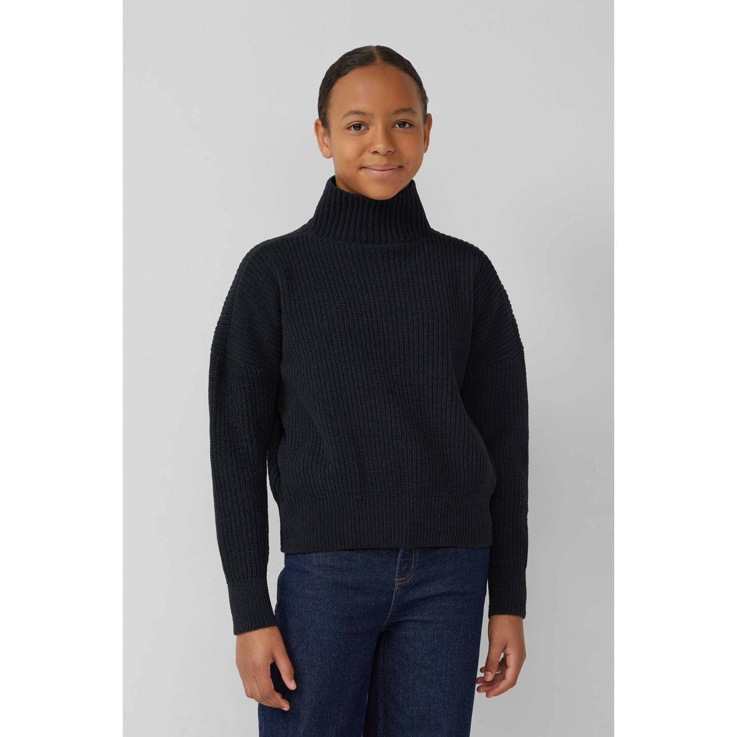 S.Oliver RED LABEL Oversized gebreide pullover met col
