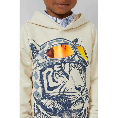 s.Oliver hoodie ecru afbeelding