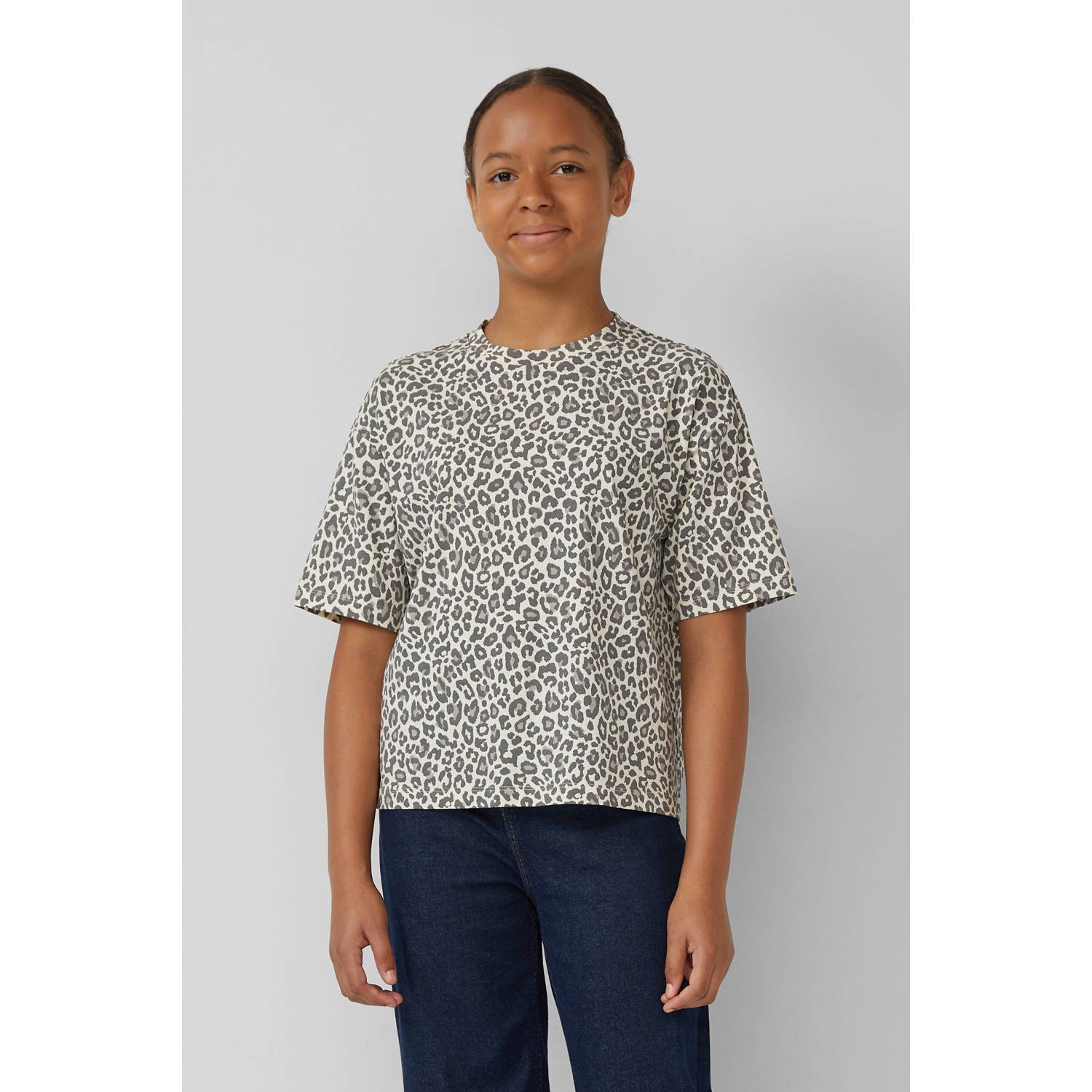 S.Oliver RED LABEL Boxy fit T-shirt van puur katoen