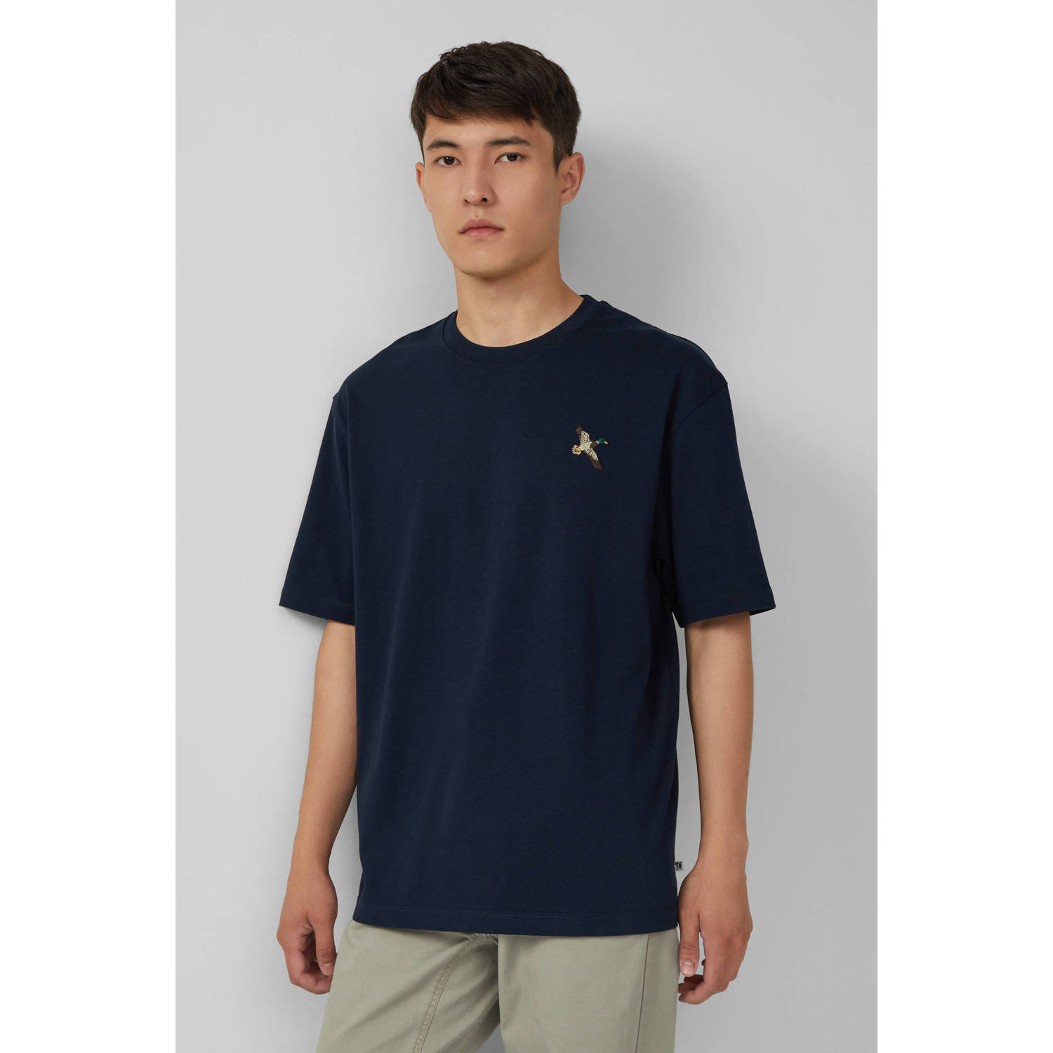 S.Oliver relaxed T-shirt donkerblauw