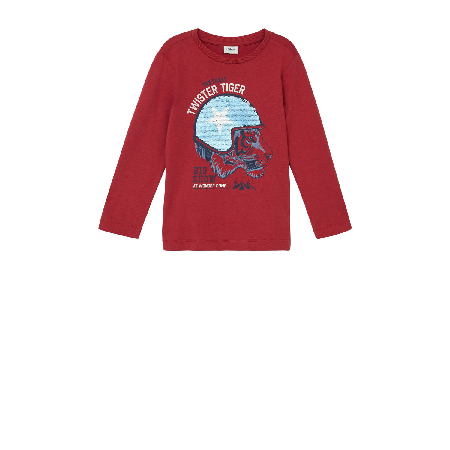 S.Oliver longsleeve grijs melange