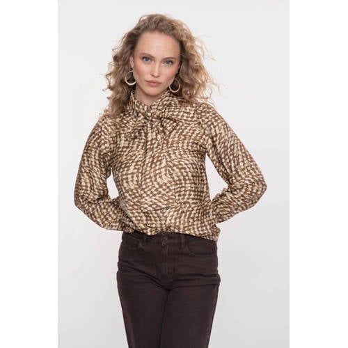 Geisha blouse zand afbeelding