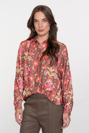 blouse bruin