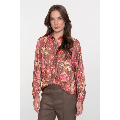Geisha blouse bruin afbeelding