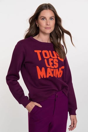 sweater donkerpaars