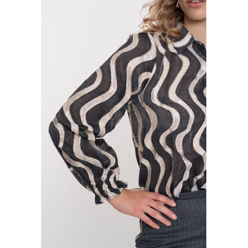 Geisha blouse zwart afbeelding