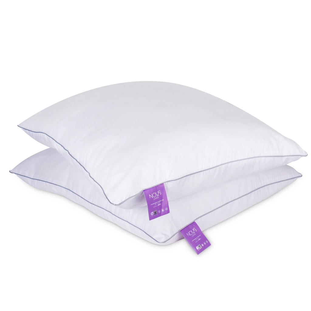 NOUS Living synthetisch hoofdkussen (set van 2) (60x70 cm)