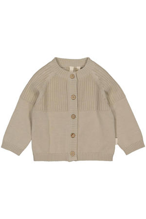 cardigan beige gebreid