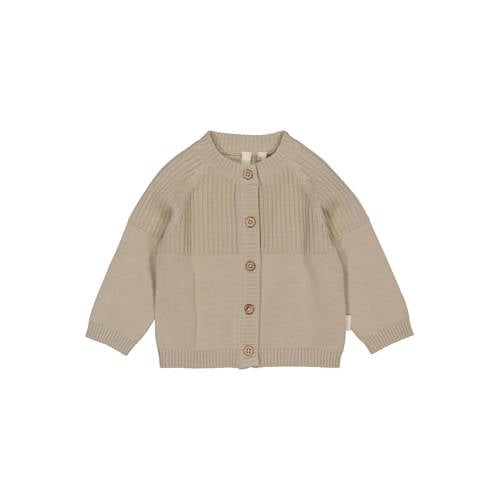 LEVV Newborn cardigan beige gebreid afbeelding