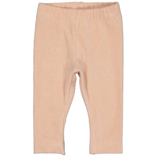 LEVV Newborn fluwelen regular casual broek lichtroze afbeelding