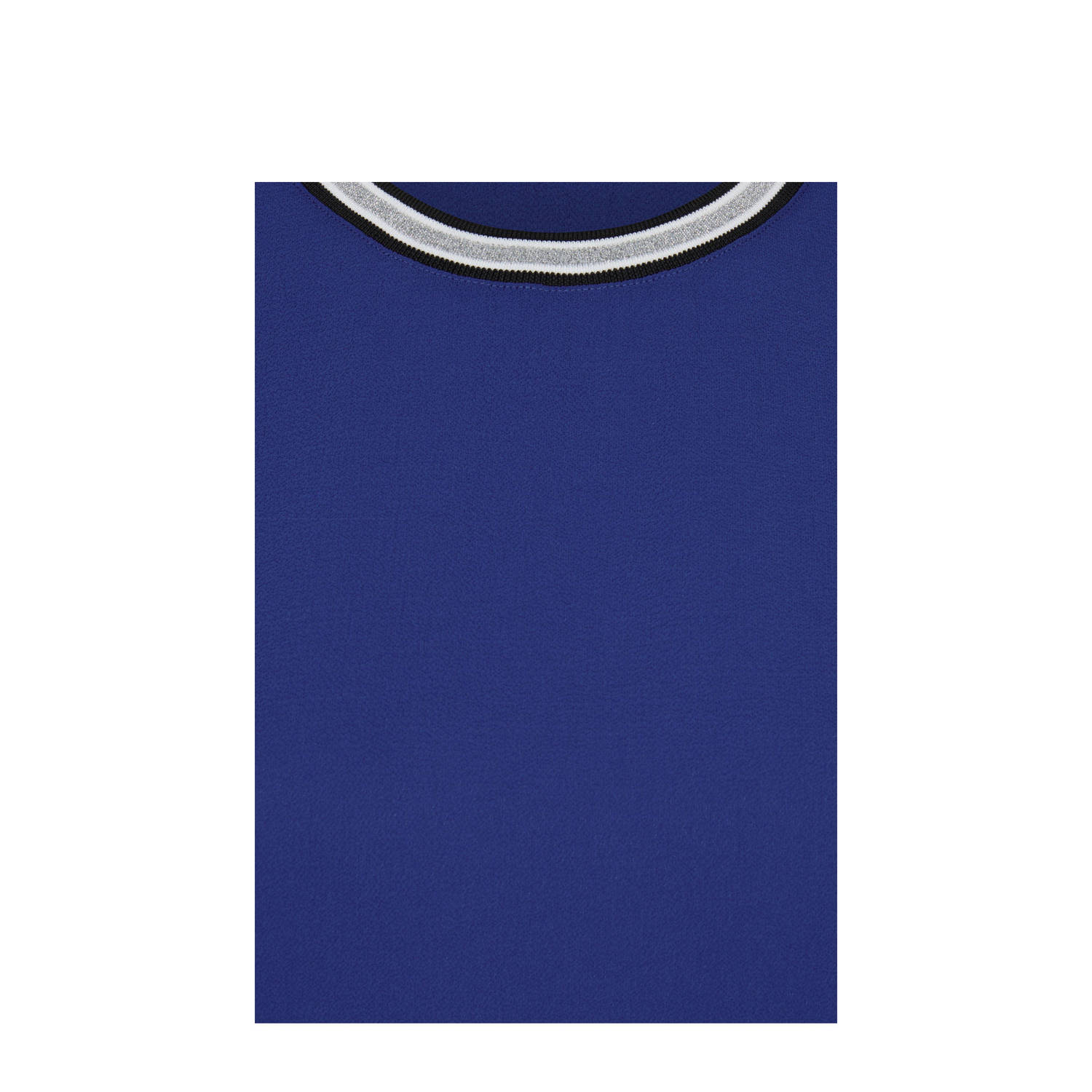 Miss Etam gebreide trui blauw met lurex