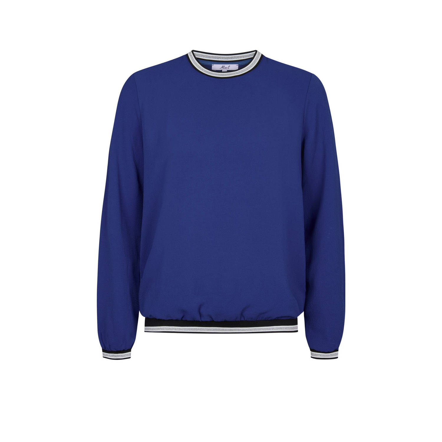 Miss Etam gebreide trui blauw met lurex