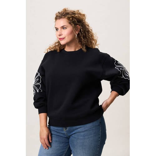 Miss Etam Plus sweater zwart afbeelding