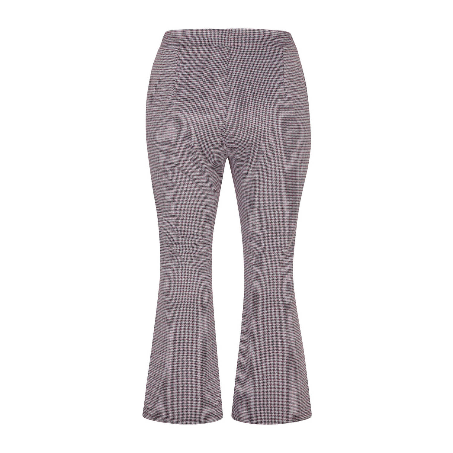Miss Etam Plus flared high waist casual broek rood