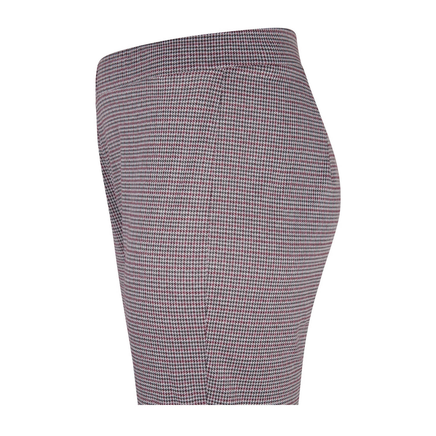 Miss Etam Plus flared high waist casual broek rood