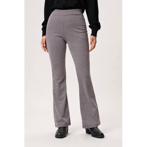 Miss Etam flared high waist flared broek rood afbeelding
