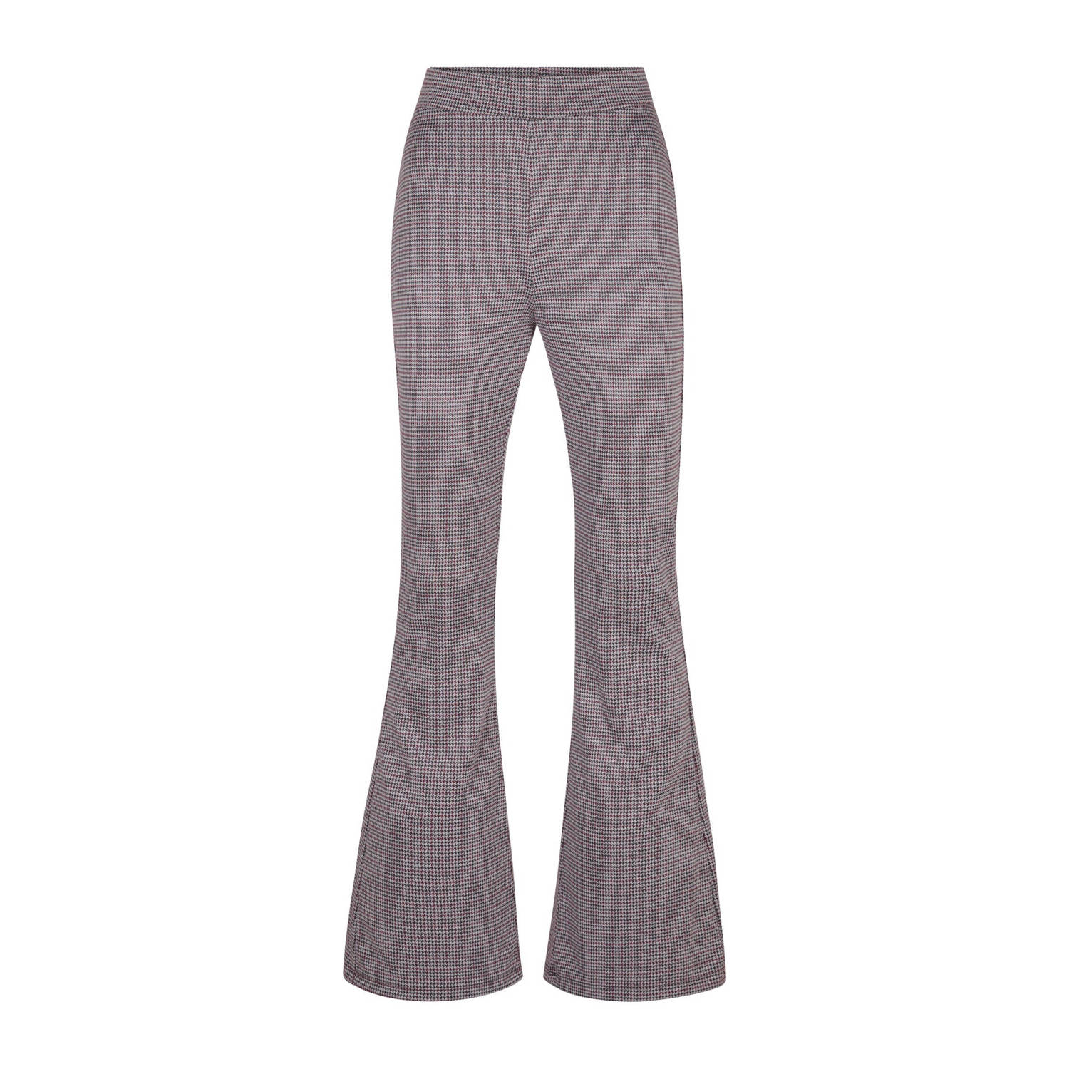 Miss Etam flared high waist flared broek rood
