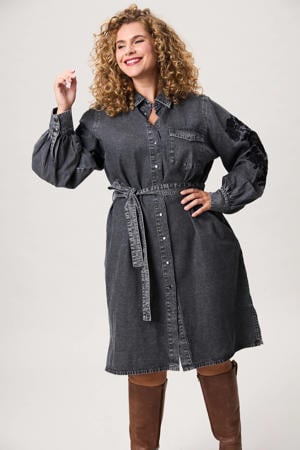 denim spijkerjurk grey denim