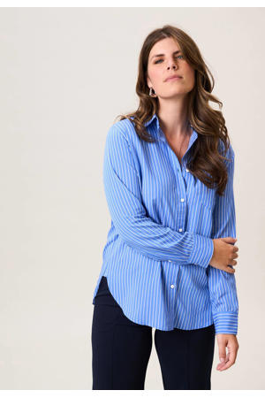 blouse blauw