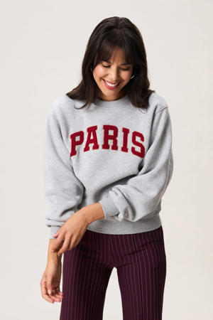 sweater grijs melange