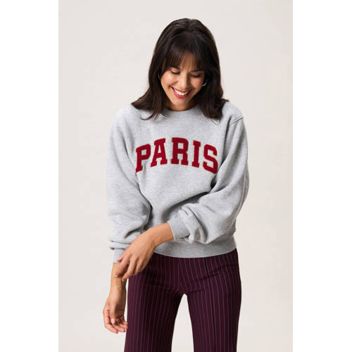 Miss Etam sweater grijs melange afbeelding
