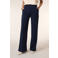 Miss Etam wide leg high waist pantalon donkerblauw
