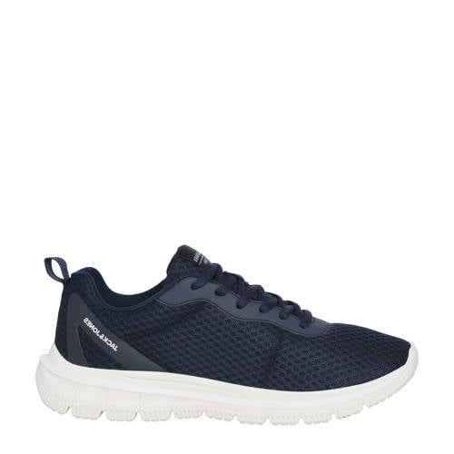 JACK & JONES Jfwtaylor Mesh Sneaker Ot Ln sneakers donkerblauw afbeelding