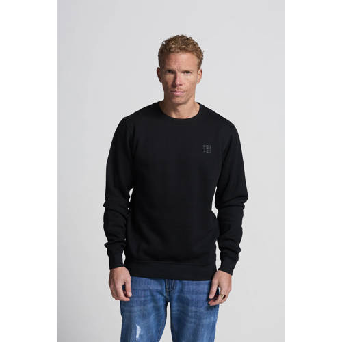 Vänner sweater met backprint zwart afbeelding