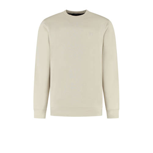 Vänner sweater met backprint beige afbeelding