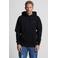 Vänner hoodie met backprint zwart