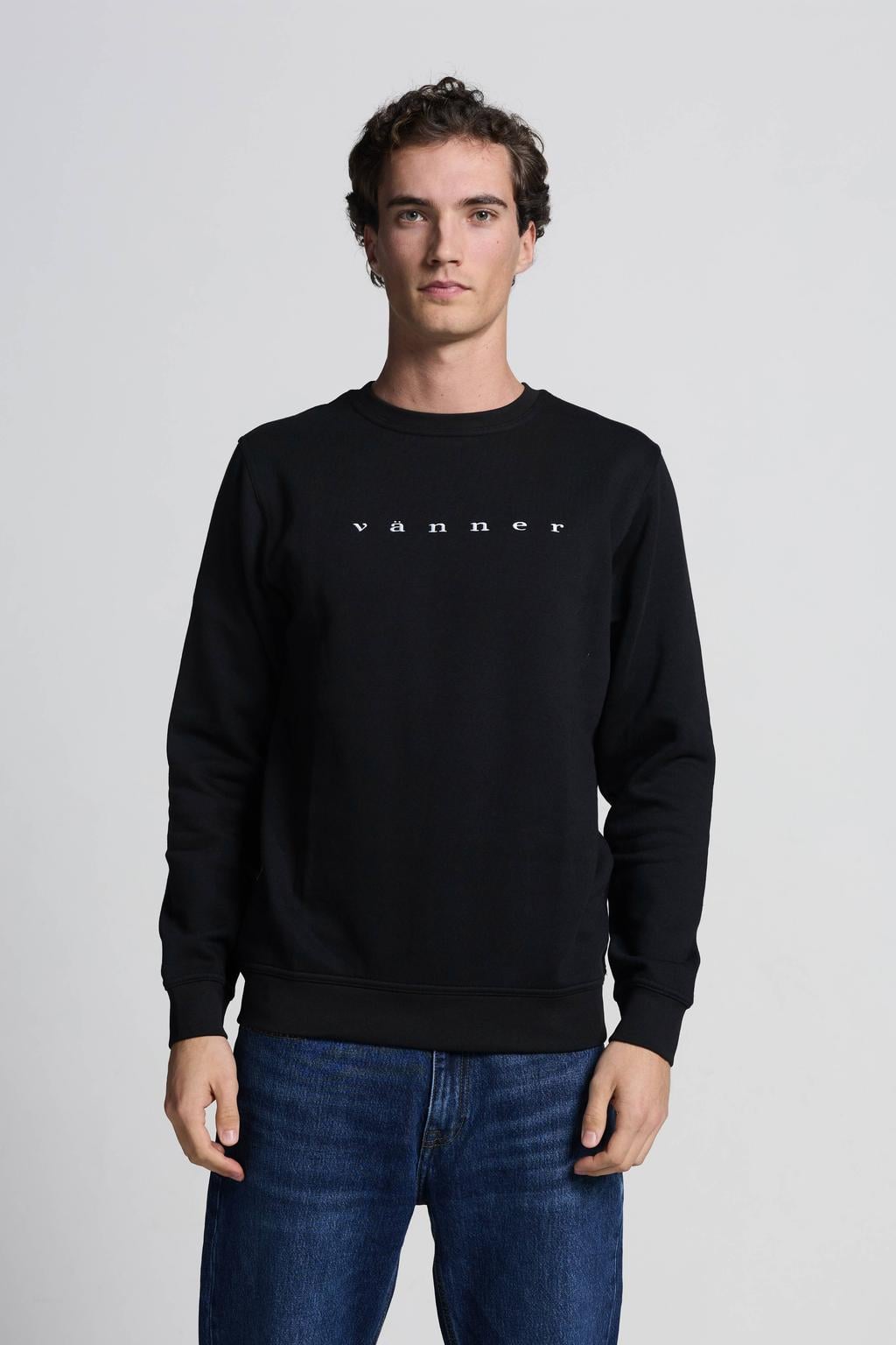 Vänner sweater zwart