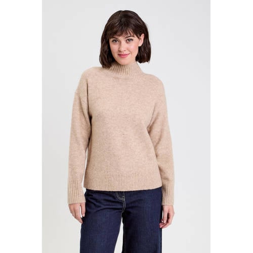 Cache Cache gebreide trui met wol beige afbeelding